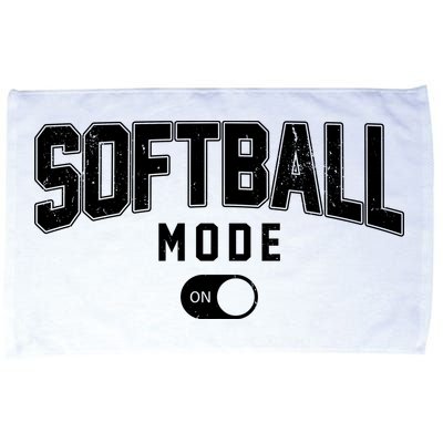 Softball Mode On Microfiber Hand Towel