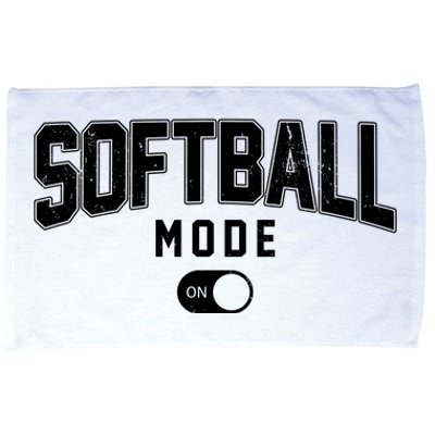 Softball Mode On Microfiber Hand Towel