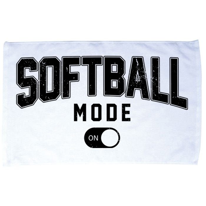 Softball Mode On Microfiber Hand Towel