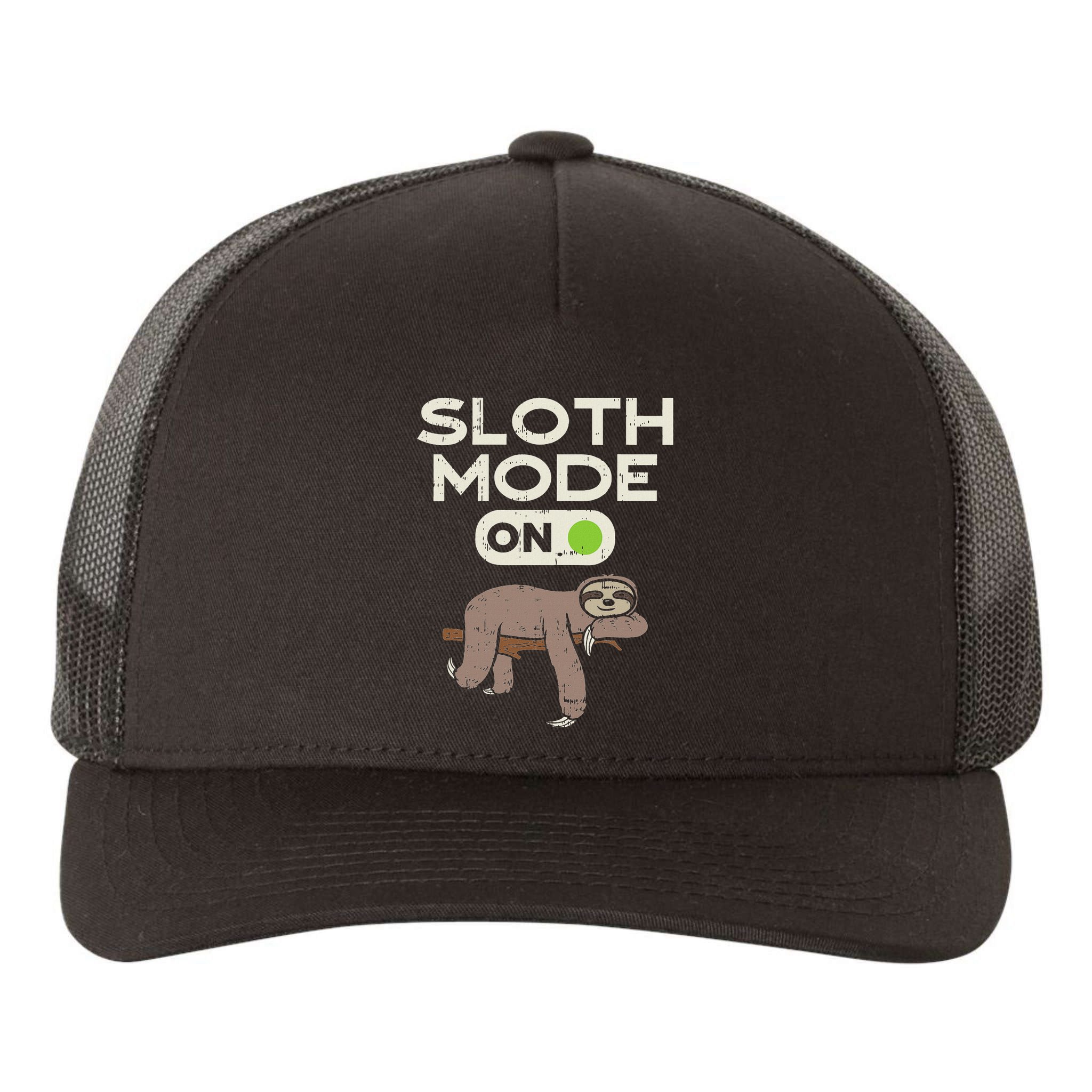 Sloth Mode On Funny Lazy Sleep Animal Lover Women Gift Yupoong Adult 5-Panel Trucker Hat