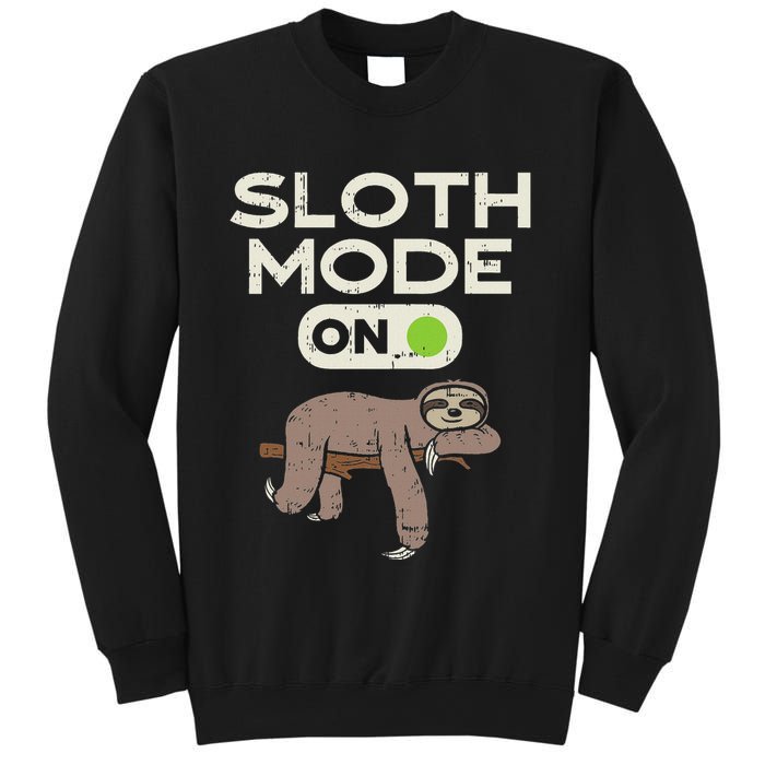 Sloth Mode On Funny Lazy Sleep Animal Lover Women Gift Sweatshirt