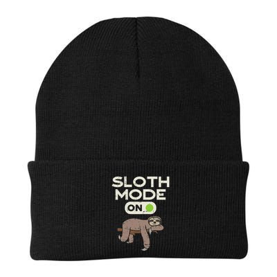 Sloth Mode On Funny Lazy Sleep Animal Lover Women Gift Beanie