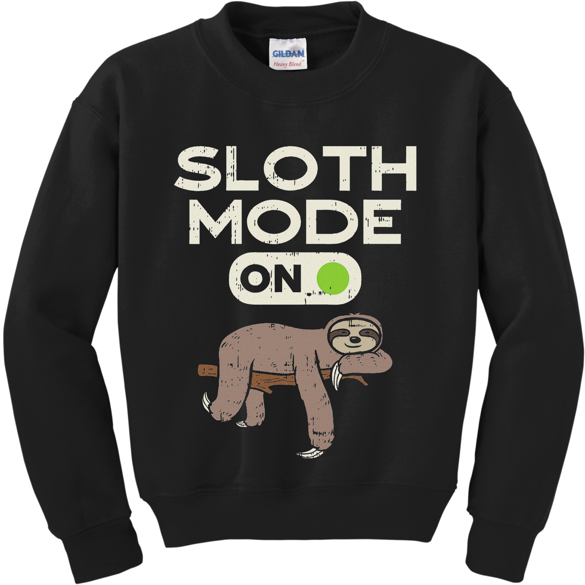 Sloth Mode On Funny Lazy Sleep Animal Lover Women Gift Kids Sweatshirt