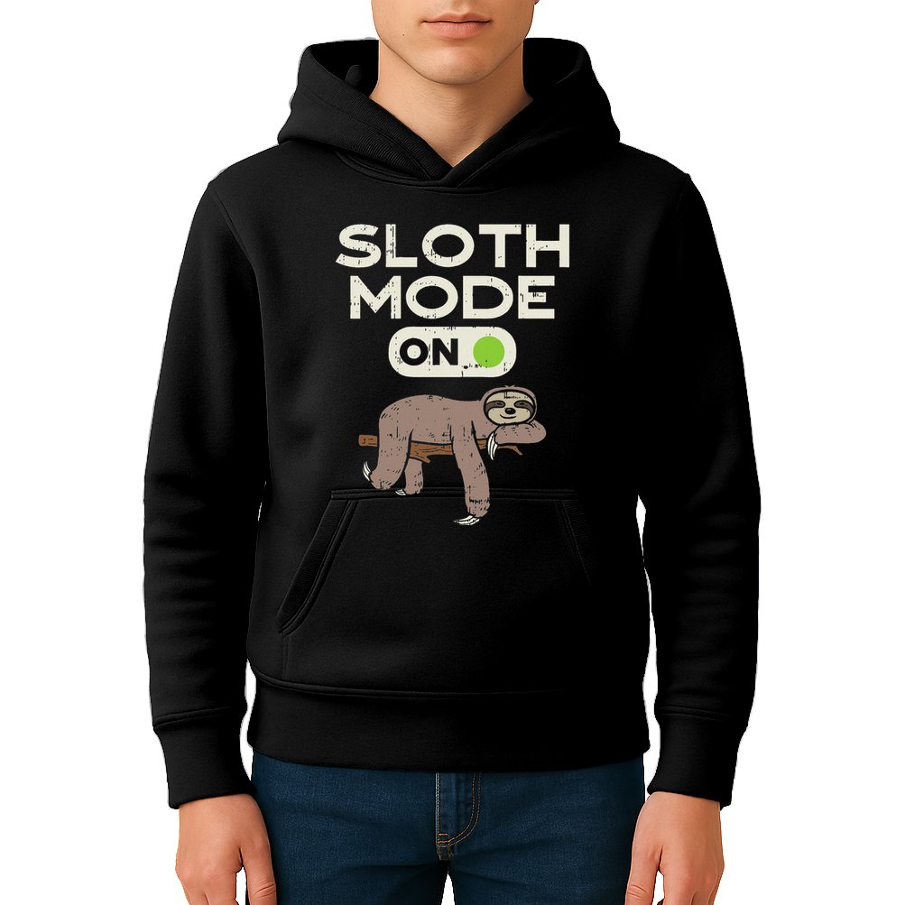 Sloth Mode On Funny Lazy Sleep Animal Lover Women Gift Kids Hoodie