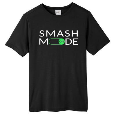 Smash Mode On Funny Pickleball Pun For Pickleball Players Tall Fusion ChromaSoft Performance T-Shirt