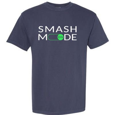 Smash Mode On Funny Pickleball Pun For Pickleball Players Garment-Dyed Heavyweight T-Shirt