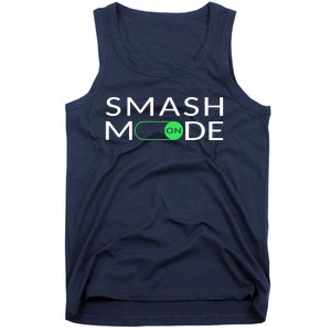 Smash Mode On Funny Pickleball Pun For Pickleball Players Tank Top