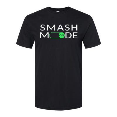 Smash Mode On Funny Pickleball Pun For Pickleball Players Softstyle CVC T-Shirt