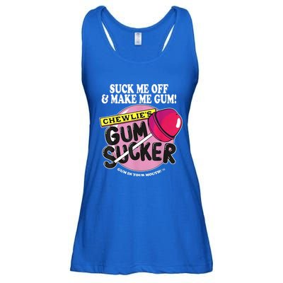 Suck Me Off And Make Me Gum Chewlie’s Gum Sucker Ladies Essential Flowy Tank