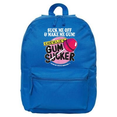 Suck Me Off And Make Me Gum Chewlie’s Gum Sucker 16 in Basic Backpack