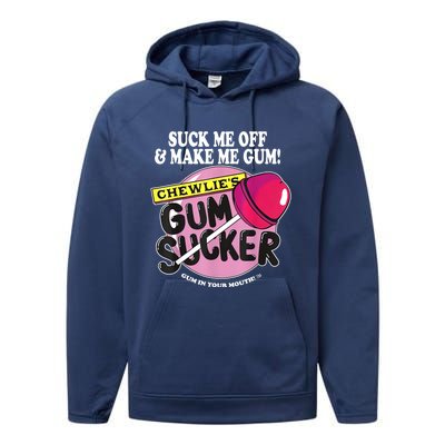 Suck Me Off And Make Me Gum Chewlie’s Gum Sucker Performance Fleece Hoodie