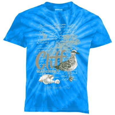 Seagull Maritime Ocean Life Beach House Cliff Gift Gift Kids Tie-Dye T-Shirt