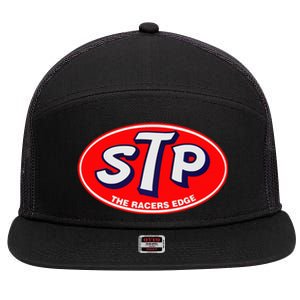 Stp Motor Oil Metal Sign Racing Bikes Cars 7 Panel Mesh Trucker Snapback Hat