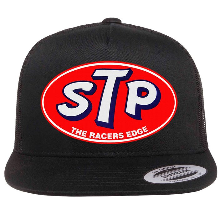 Stp Motor Oil Metal Sign Racing Bikes Cars Flat Bill Trucker Hat