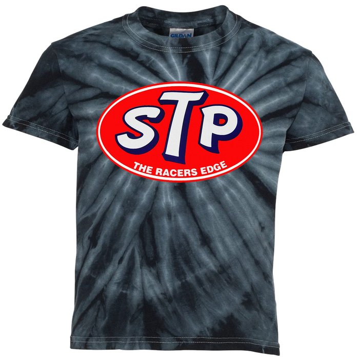 Stp Motor Oil Metal Sign Racing Bikes Cars Kids Tie-Dye T-Shirt