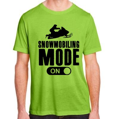 Snowmobiling Mode On Kids Snowmobile Gift Snow Machine Rider Gift Adult ChromaSoft Performance T-Shirt