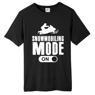 Snowmobiling Mode On Kids Snowmobile Gift Snow Machine Rider Gift Tall Fusion ChromaSoft Performance T-Shirt