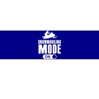 Snowmobiling Mode On Kids Snowmobile Gift Snow Machine Rider Gift Bumper Sticker