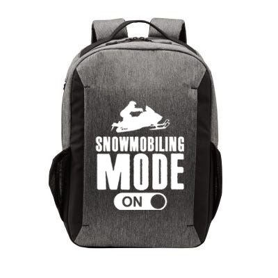 Snowmobiling Mode On Kids Snowmobile Gift Snow Machine Rider Gift Vector Backpack