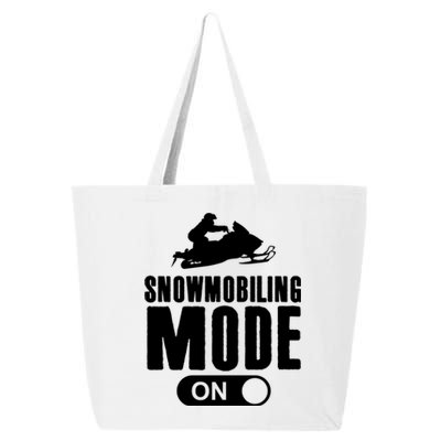 Snowmobiling Mode On Kids Snowmobile Gift Snow Machine Rider Gift 25L Jumbo Tote