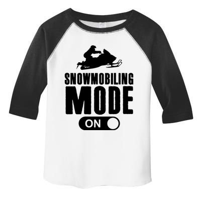 Snowmobiling Mode On Kids Snowmobile Gift Snow Machine Rider Gift Toddler Fine Jersey T-Shirt