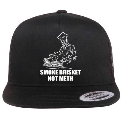 Smoke Brisket Not Meth Flatbill Hat
