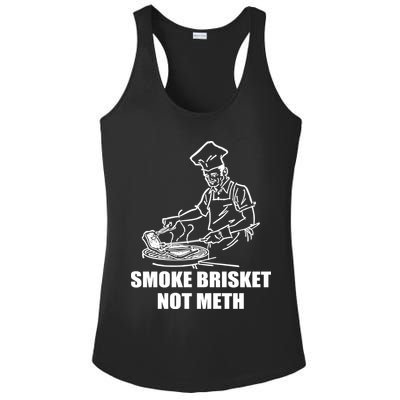 Smoke Brisket Not Meth Ladies PosiCharge Competitor Racerback Tank