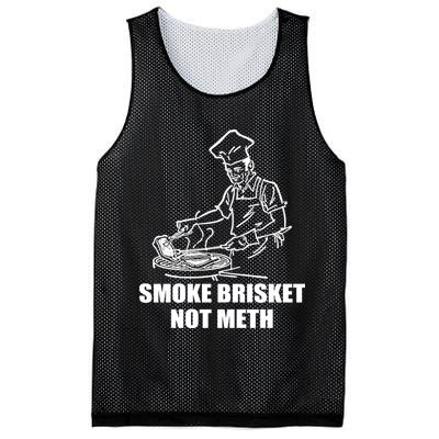 Smoke Brisket Not Meth Mesh Reversible Basketball Jersey Tank