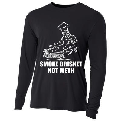 Smoke Brisket Not Meth Cooling Performance Long Sleeve Crew