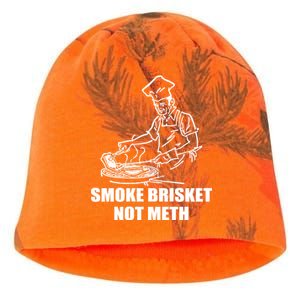 Smoke Brisket Not Meth Kati - Camo Knit Beanie