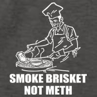 Smoke Brisket Not Meth Vector Backpack