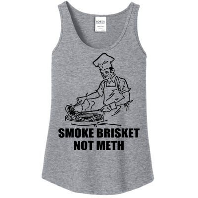 Smoke Brisket Not Meth Ladies Essential Tank