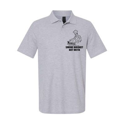 Smoke Brisket Not Meth Softstyle Adult Sport Polo