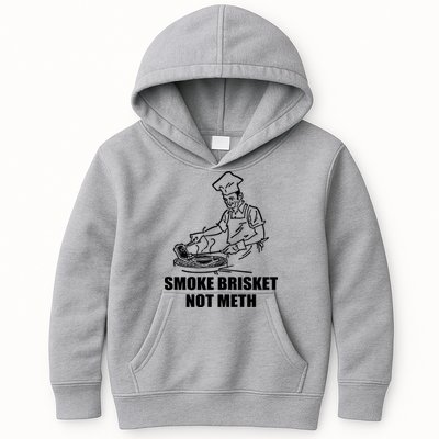 Smoke Brisket Not Meth Kids Hoodie