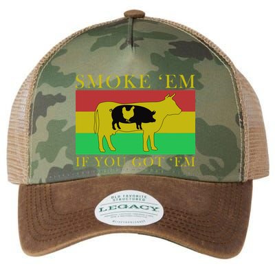 Smoke 'Em If you Got 'Em Legacy Tie Dye Trucker Hat