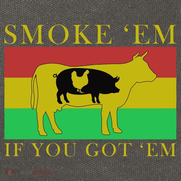 Smoke 'Em If you Got 'Em Cotton Canvas Backpack