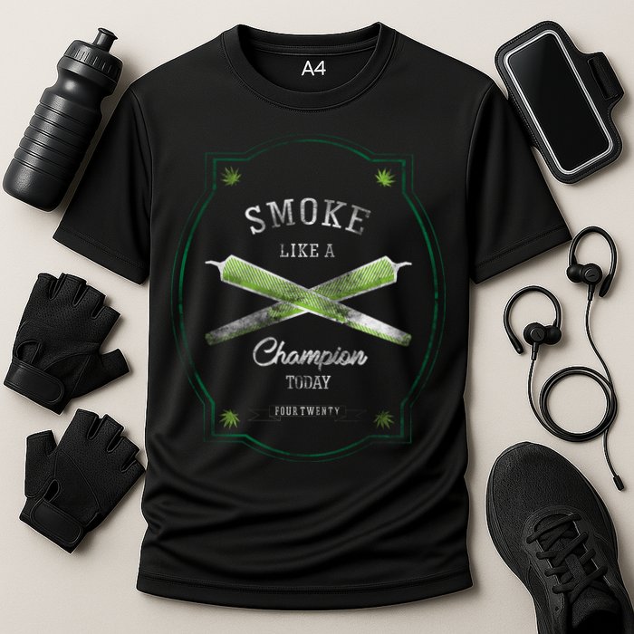 Smoke Like A Champion Cooling Performance Crew T-Shirt