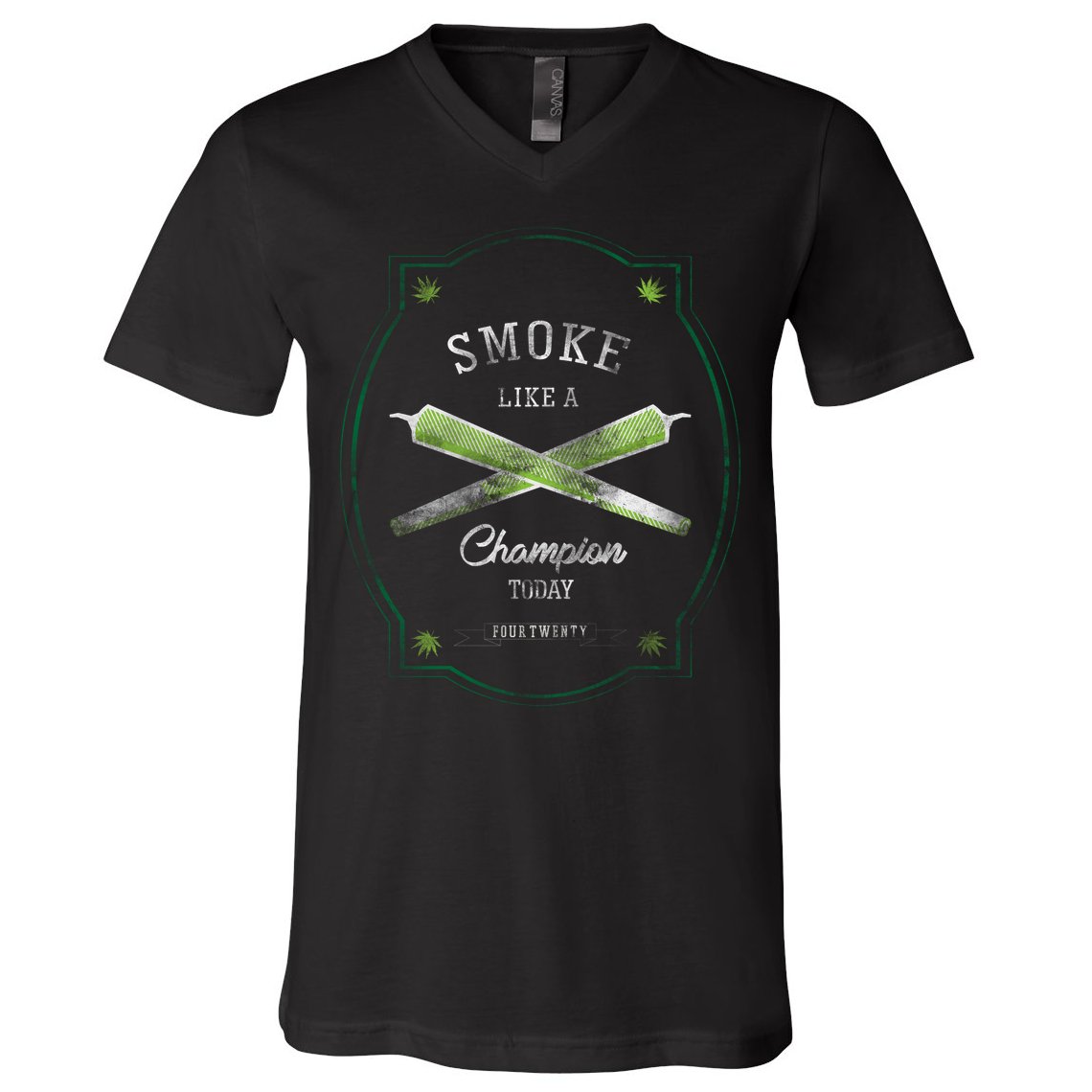 Smoke Like A Champion V-Neck T-Shirt