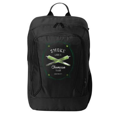 Smoke Like A Champion City Backpack