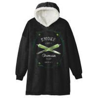 Smoke Like A Champion Hooded Wearable Blanket