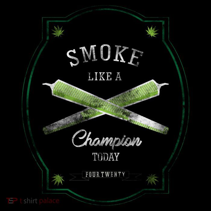 Smoke Like A Champion 7-Panel Snapback Hat