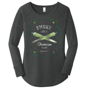 Smoke Like A Champion Women's Perfect Tri Tunic Long Sleeve Shirt