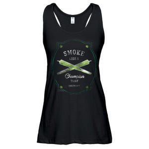 Smoke Like A Champion Ladies Essential Flowy Tank