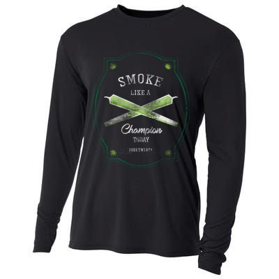 Smoke Like A Champion Cooling Performance Long Sleeve Crew