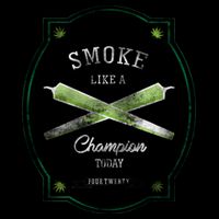 Smoke Like A Champion Pom Pom 12in Knit Beanie