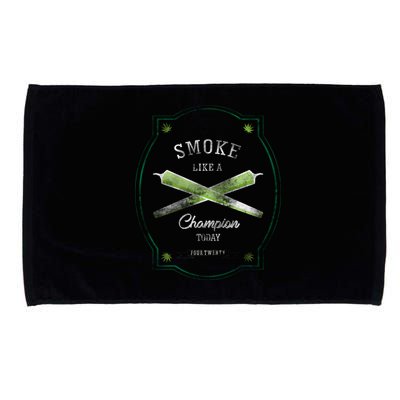 Smoke Like A Champion Microfiber Hand Towel