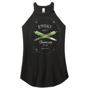 Smoke Like A Champion Women's Perfect Tri Rocker Tank