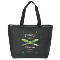 Smoke Like A Champion Zip Tote Bag