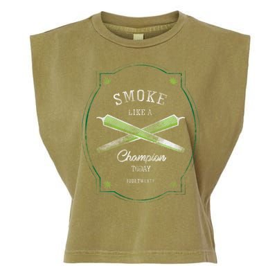 Smoke Like A Champion Garment-Dyed Women's Muscle Tee