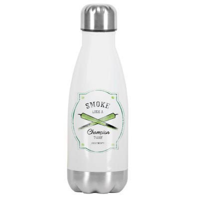 Smoke Like A Champion Stainless Steel Insulated Water Bottle